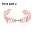 Western Fashion Retro Hair Bands For Women Wedding Metal Gold Leaf Butterfly Hair Headbands Girls Bride Gorgeous Hair Accessories For Women