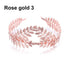 Western Fashion Retro Hair Bands For Women Wedding Metal Gold Leaf Butterfly Hair Headbands Girls Bride Gorgeous Hair Accessories For Women