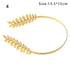 Western Fashion Retro Hair Bands For Women Wedding Metal Gold Leaf Butterfly Hair Headbands Girls Bride Gorgeous Hair Accessories For Women
