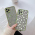 White Flower Bud Phone Case for iPhone 11 12 13 Pro Max 7 8 Plus SE X XR XS MAX Green Floral Back Shockproof Floral Flower Pattern Design Silicone Case, Slim Shockproof  Protective Bumper Case Cover for iPhone