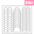 White French Manicure Strip Nail Art Form Fringe Tip Guides Sticker Line Tips Decoration Tool Tattoos Kids Nails Art Decoration Nail Strips Shiny French Tip Guides Stickers French Nail Stickers Form Fringe Guides for Decoration
