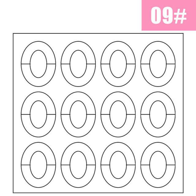 White French Manicure Strip Nail Art Form Fringe Tip Guides Sticker Line Tips Decoration Tool Tattoos Kids Nails Art Decoration Nail Strips Shiny French Tip Guides Stickers French Nail Stickers Form Fringe Guides for Decoration