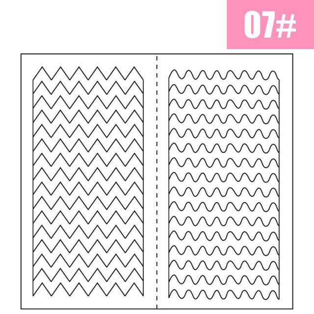 White French Manicure Strip Nail Art Form Fringe Tip Guides Sticker Line Tips Decoration Tool Tattoos Kids Nails Art Decoration Nail Strips Shiny French Tip Guides Stickers French Nail Stickers Form Fringe Guides for Decoration