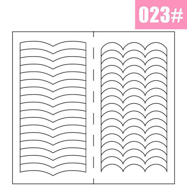 White French Manicure Strip Nail Art Form Fringe Tip Guides Sticker Line Tips Decoration Tool Tattoos Kids Nails Art Decoration Nail Strips Shiny French Tip Guides Stickers French Nail Stickers Form Fringe Guides for Decoration