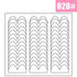 White French Manicure Strip Nail Art Form Fringe Tip Guides Sticker Line Tips Decoration Tool Tattoos Kids Nails Art Decoration Nail Strips Shiny French Tip Guides Stickers French Nail Stickers Form Fringe Guides for Decoration