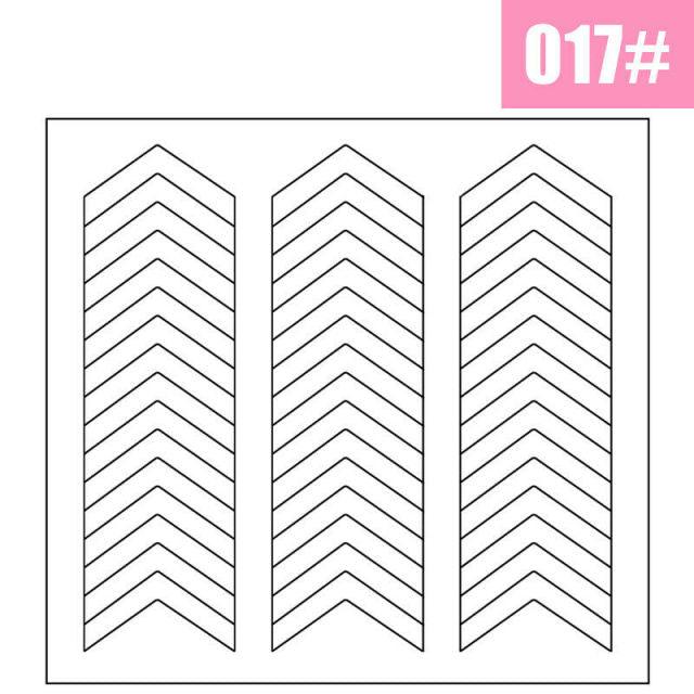 White French Manicure Strip Nail Art Form Fringe Tip Guides Sticker Line Tips Decoration Tool Tattoos Kids Nails Art Decoration Nail Strips Shiny French Tip Guides Stickers French Nail Stickers Form Fringe Guides for Decoration
