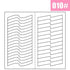 White French Manicure Strip Nail Art Form Fringe Tip Guides Sticker Line Tips Decoration Tool Tattoos Kids Nails Art Decoration Nail Strips Shiny French Tip Guides Stickers French Nail Stickers Form Fringe Guides for Decoration
