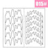 White French Manicure Strip Nail Art Form Fringe Tip Guides Sticker Line Tips Decoration Tool Tattoos Kids Nails Art Decoration Nail Strips Shiny French Tip Guides Stickers French Nail Stickers Form Fringe Guides for Decoration