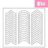 White French Manicure Strip Nail Art Form Fringe Tip Guides Sticker Line Tips Decoration Tool Tattoos Kids Nails Art Decoration Nail Strips Shiny French Tip Guides Stickers French Nail Stickers Form Fringe Guides for Decoration