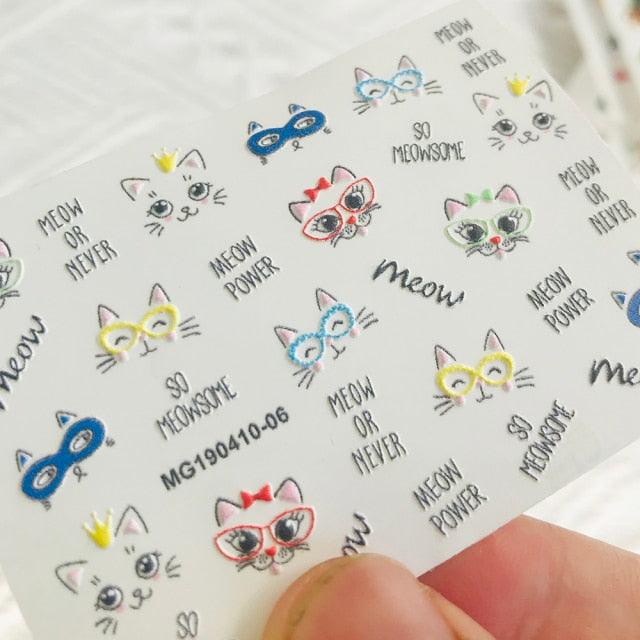 Winter Christmas Acrylic Engraved Nail Sticker Colorful Snow Design Decals Nail Water Slide Decals Nail Art Stickers Decals Christmas Snowflake Bronzing Christmas Slider Nail Art 3D Decals Decoration  Decals Snowflakes Elk Bear Christmas Xmas Stickers