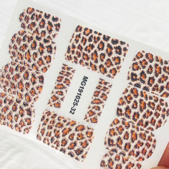 Winter Christmas Acrylic Engraved Nail Sticker Colorful Snow Design Decals Nail Water Slide Decals Nail Art Stickers Decals Christmas Snowflake Bronzing Christmas Slider Nail Art 3D Decals Decoration  Decals Snowflakes Elk Bear Christmas Xmas Stickers