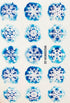 Winter Christmas Acrylic Engraved Nail Sticker Colorful Snow Design Decals Nail Water Slide Decals Nail Art Stickers Decals Christmas Snowflake Bronzing Christmas Slider Nail Art 3D Decals Decoration  Decals Snowflakes Elk Bear Christmas Xmas Stickers