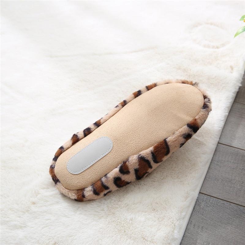 Winter Home Slippers Women Cotton Shoes Soft Plush Indoor Slippers Shoes For Women Men Couple Warm Fur Slippers Cute Comfy Fuzzy Knitted Memory Foam Slip On House Slippers