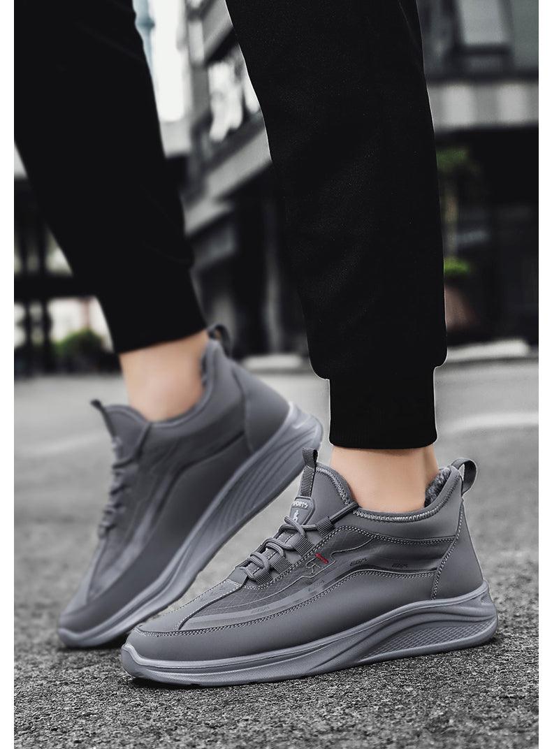 Winter Running Shoes Mens Low Cut Non Slip Warm Outdoor Walking Shoes Comfort Sneakers Fashion Sport Shoes Outdoor Walking Non-Slip Sneakers Comfortable Soft Design Quality Autumn Shoes
