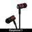 Wired in-Ear Headphones With Tangle-Free Cord Noise Isolating Bass Driven Sound Metal Earphones Carry Case Ear Bud Tips In-ear Earphone  Super Bass Sound Sport Headset With Mic for Phones Ear Phone For Women 3.5mm