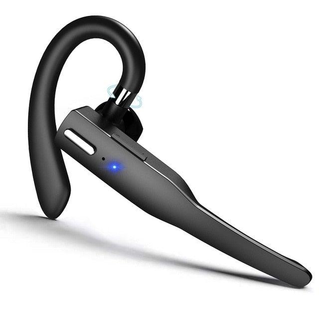 Wireless Bluetooth Business Earphone Noise Isolating Earbuds Wireless Headphones With Chraging Case LED Display Built-in Microphones For Clear Calls Single Over Ear Handsfree Earbud For Driving Charging Case Headphone Microphone Office Headset For Work