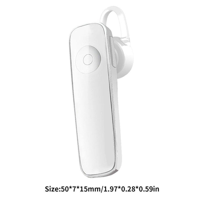 Wireless Bluetooth Earphone In-ear Single Mini Volume Control Earbud Hands Free Call Stereo Music Headset With Microphone Ultralight Earphone Hands-Free Compatible For Smart Phones