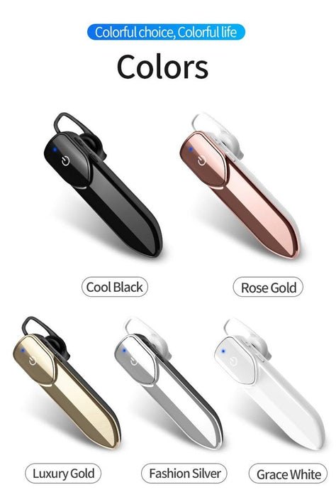 Wireless Bluetooth Headset Business Hands Free Long Standby V5.0 Earphones Waterproof Sport Earbuds With Microphone For Driving - STEVVEX Headphones - 123, earphone, headphone, headphones, headphones high quality, Headphones High Quality For Music, Headphones High Quality In Ear Mobile, headphones high quality sound, headset, Metal in-ear earphones, Mini Earbuds, Over-Ear Headphones with Mic, single headphones, Sound Sports Wireless, Sport Wireless Earphone - Stevvex.com