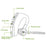 Wireless Earphonenduction Open-Ear Bluetooth Headphones Includes Sticker Pack  Business Headset Handsfree Call Headphone Driving Sports Earbud With Mic headset Bass Earphones