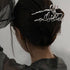 Woman Novelty Minimalist Dainty Design Irregular Hairpins Punk Style Metal Silver Hair Claws Barrettes Women Hair Accessories Hair Clips Hairgrip