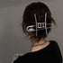 Woman Trendy Silver Pin Minimalist Dainty Design Hair Claws Women Hair Clips Fashion Hairpins Women Hair Accessories Hairgrip Barrettes Headwear
