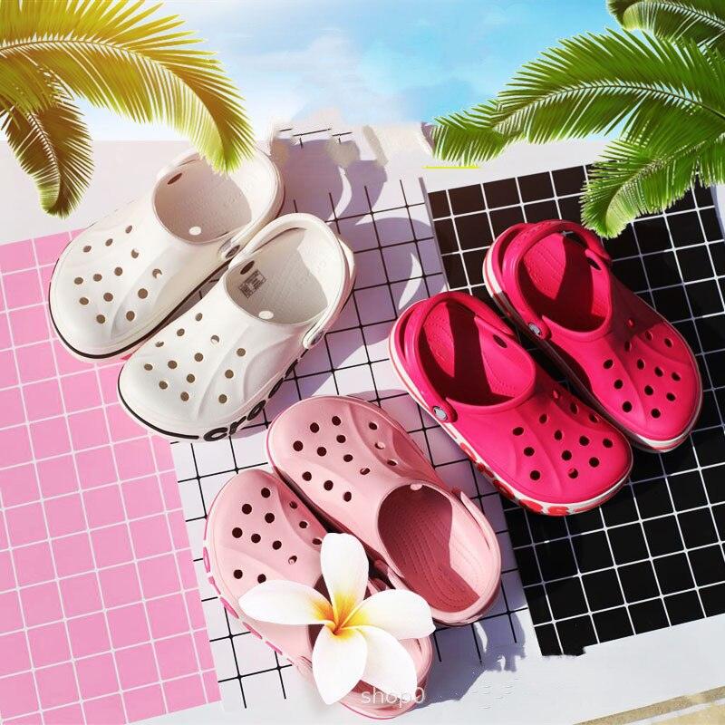 Women Beach Clogs Garden Shoes Couple Non-Slip Slides Sandals Children Comfortable Slip-on Outdoor Clogs Summer Beach Sandals For Women And Men Outdoor Walking Shoes
