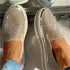 Women Flat Glitter Espadrilles Casual Female Mesh Lace Up Platform Comfortable Vulcanized Shoes Unisex Flat Memory Foam Cushioned Insole Casual Slip-On Loafers Shoes - STEVVEX Shoes - 109, Beach Shoes, Casual Espadrilles, Casual Women Shoes, Casual Women Sneakers, Classic Womens Sneakers, Comfortable Shoes, Elegant Women Shoes, Espadrilles, Fashion Women Shoes, Luxury Shoes, Shoes, Soft Shoes, Summer Women Espadrile, Walking Shoes, Women Flat Shoes, Women Shoes, Womens Espadrilles - Stevvex.com