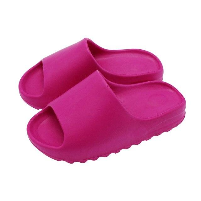 Women Platform Flat Slippers Outdoor Flip Flops Summer Beach Fashion Indoor Slippers Unisex Men Non-slip Slides Thick Sole Home House Cloud Cushion Sandals For Indoor And Outdoor