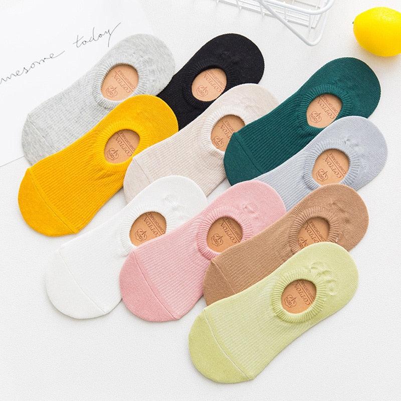 Women's Cute Cotton Invisible No Show Non-Slip Summer Candy Solid Color Silicone Short Socks Fashion Thin Ankle Boat Socks - ALLURELATION - 500, adult socks, ankle socks, Anti slip socks, boat socks, casual socks, colorful socks, cotton socks, creative socks, cute socks, invisible socks, no show socks, non slip socks, short socks, Socks, socks for girls, socks for women, summer socks, thin ankle socks, thin socks, women accessories, women socks - Stevvex.com