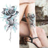 Women's Fashion Flower Temporary Tattoos Sticker Fake Rose Waterproof Large Realistic Black Colorful Flowers Tattoos - STEVVEX Beauty - 103, 3D Tattoo, Arm Tattoo, Back Tattoo, Beauty, Big Tattoo, Black Tattoos, Body Tattoo, Colorful Tattoo, Extra Large Tattoo, Fashion Tattoo, Flower Tattoo, Girls Tattoo, Large Tattoo, Lavender Tattoo, Leg Tattoo, Lotus Tattoo, Luxury Tattoo, Modern Tattoo, Shoulder Tattoo, Stylish Tattoo, Tattoo, Waterproof Tattoo, Women Tattoo, Womens Tattoo - Stevvex.com