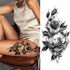 Women's Fashion Flower Temporary Tattoos Sticker Fake Rose Waterproof Large Realistic Black Colorful Flowers Tattoos - STEVVEX Beauty - 103, 3D Tattoo, Arm Tattoo, Back Tattoo, Beauty, Big Tattoo, Black Tattoos, Body Tattoo, Colorful Tattoo, Extra Large Tattoo, Fashion Tattoo, Flower Tattoo, Girls Tattoo, Large Tattoo, Lavender Tattoo, Leg Tattoo, Lotus Tattoo, Luxury Tattoo, Modern Tattoo, Shoulder Tattoo, Stylish Tattoo, Tattoo, Waterproof Tattoo, Women Tattoo, Womens Tattoo - Stevvex.com