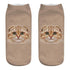 Women's Funny Animal Cute 3D Print Kitten Socks Women Ankle Socks Unisex Socks Fashion Socks Cartoon Cat Fashion Style Casual Boat Socks For Men And Women