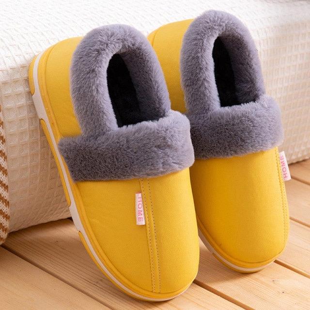 Women's Home Slippers Plush Warm House Shoes Non-Slip Soft Winter Indoors Bedroom Couples Floor Slipper Comfy Warm Memory Foam Faux Fur Indoor Outdoor Non Slip Winter Home Shoes