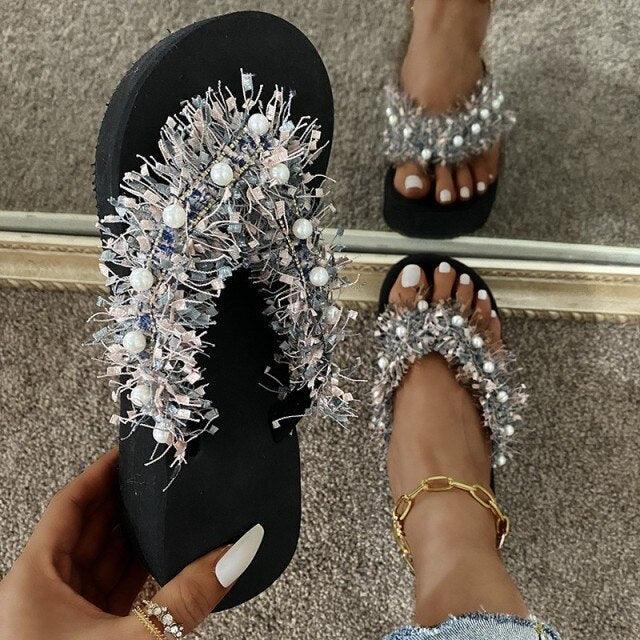 Women Sandals Design Gold Chain Closed Toe Slip On Mules Shoes Flat Heels Square Head Casual Slides Summer Slippers Open Toe Flat Sandals Metal Chain PU Leather Slides Shoes