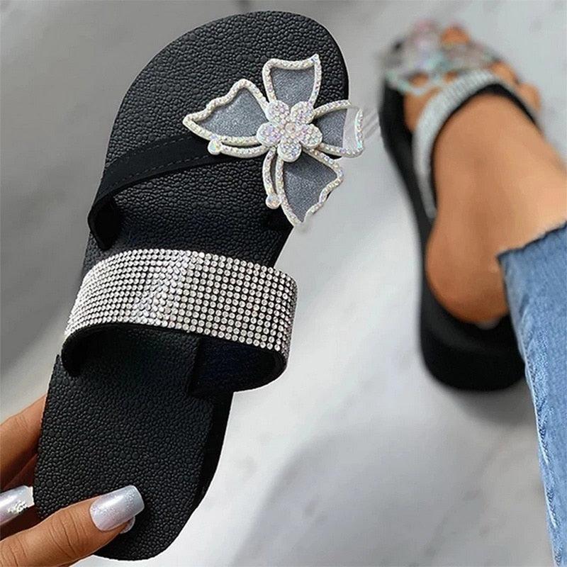 Women Sandals Design Gold Chain Closed Toe Slip On Mules Shoes Flat Heels Square Head Casual Slides Summer Slippers Open Toe Flat Sandals Metal Chain PU Leather Slides Shoes