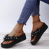 Women Sandals Design Gold Chain Closed Toe Slip On Mules Shoes Flat Heels Square Head Casual Slides Summer Slippers Open Toe Flat Sandals Metal Chain PU Leather Slides Shoes