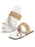 Women Summer Weave Slides Chain Decorative Flip Flops Outdoor Casual Sandals Square Heel Slippers Metal Chain Elastic Slingback Cute Flat Dressy Casual Summer Beach Sandals