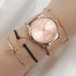Women Watches Luxury Wrist Watch Women Steel Rose Gold Quartz Ladies Quartz Watches Rose Gold Classic Casual Thin Minimalist Stainless Steel Analog Mesh Band Cute Watches