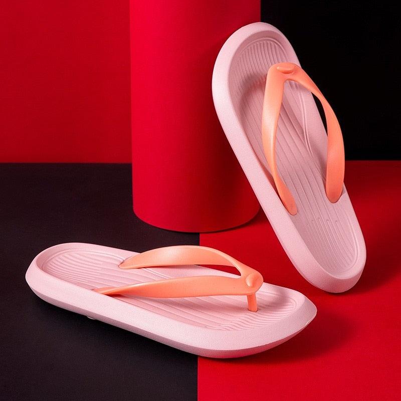 Womens Flip Flops Summer Beach Slides Slippers Home Indoor Outdoor Sandals Couples Candy Color Soft Lightweight Sandals For Women Anti Slip Casual Slippers Shower Beach Pool Bathroom Flat Slides Shoes