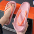 Womens Flip Flops Summer Beach Slides Slippers Home Indoor Outdoor Sandals Couples Candy Color Soft Lightweight Sandals For Women Anti Slip Casual Slippers Shower Beach Pool Bathroom Flat Slides Shoes