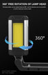 Work Light Rechargeable LED Camping Waterpoof Portable Multifunctional Adjustable USB Light Hanging Hook& Magnetic Base Flashlight For Hurricane Camping Hiking Riding Fishing Jogging Household - STEVVEX Lamp - 200, Adjustable Flashlight, Flashlight, Gadget, Headlamp, Headlight, Headtorch, lamp, Rechargeable Flashlight, Rechargeable Headlamp, Rechargeable Headlight, Rechargeable Torchlight, Torchlight, Waterproof Flashlight, Waterproof Headlamp, Waterproof Headlight, Waterproof Torchlight - Stevvex.com
