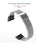 Wrist Strap Smart Wristband Metal Bracelet Band Compatible With Smart Watch Adjustable Stainless Steel Loop Mesh Magnetic Strap Replacement Wristbands Bracelet Fitness And Wellness Tracker For Women Men